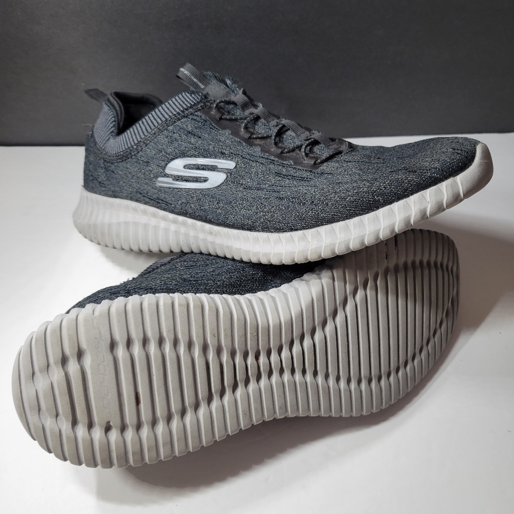 Skechers Wide Fit Athletic Shoes Slip On Air Cooled Memory Foam, 12